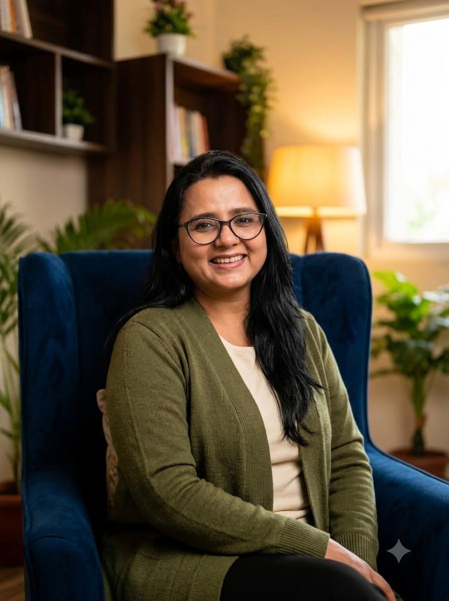 Dr. Komal Jain at her therapy clinic in Kota